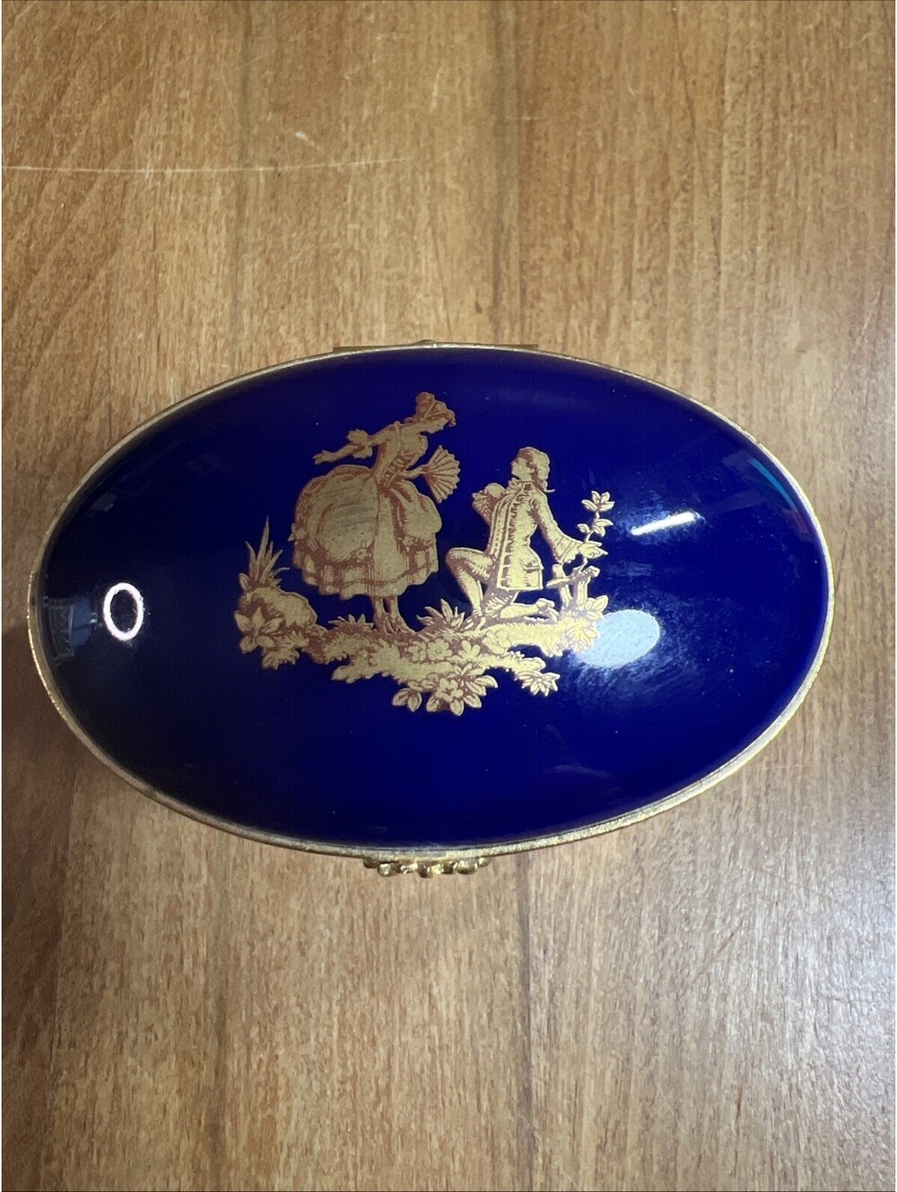 Vintage Limoges France Hinged Trinket Box